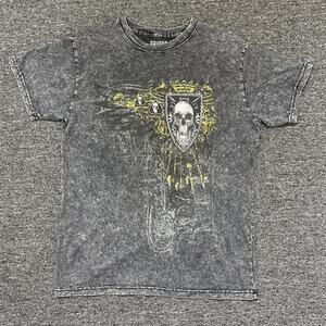 y2k grunge skull tshirt